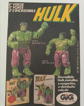 Pubblicità  Hulk, 1980