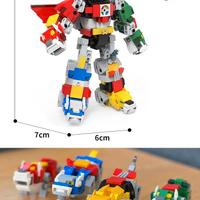 VOLTRON Golion Robot MOC711pz costruzion tipo Lego