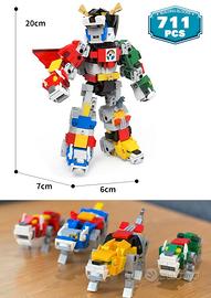 VOLTRON Golion Robot MOC711pz costruzion tipo Lego