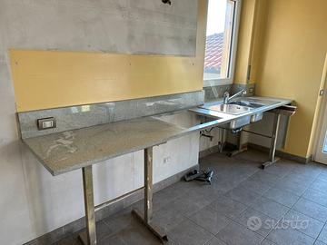 Top cucina in pietra beola verde