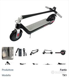 Fantic Monopattino elettrico NUOVO pieghevole TX