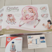 Sdraietta scaldabiberon e radioline