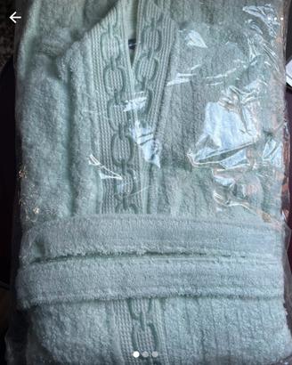 Accappatoio verde menta Gabel