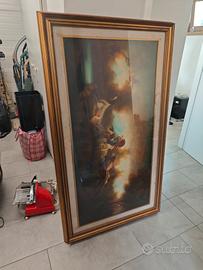 Quadro scene di caccia 