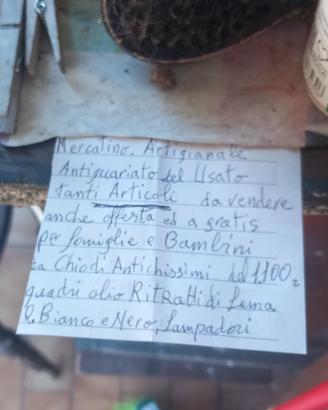 cuadri mercattino dell'usato antiquariato 