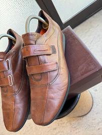 Scarpe Uomo Stonefly in Vera Pelle Marrone Tg 42
