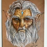 Disegno Fantasy Originale Fatto a mano - Ritratto