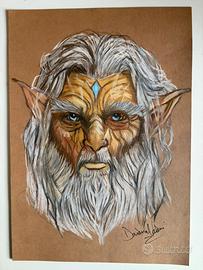 Disegno Fantasy Originale Fatto a mano - Ritratto