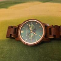 woodwatch orologio in legno con fasi lunari