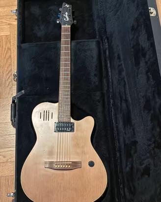 Godin A6 1998 natural lr baggs tesla e custodia