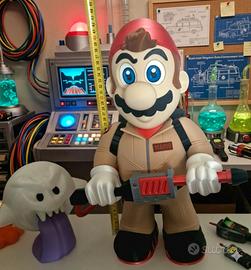 Statua Mario Ghost Hunter 42 cm – Fanart Stampa 3D