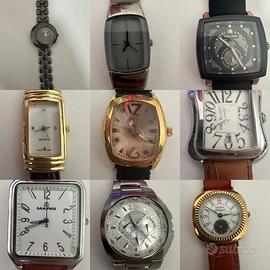 Lotto 9 Orologi da Polso Uomo e Donna