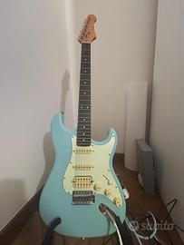 Chitarra elettrica Eko + amplificatore + pedali