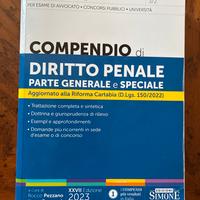 Compendio di diritto penale Simone