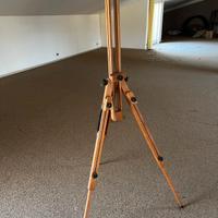 Cavalletto Regolabile di Legno di Faggio 