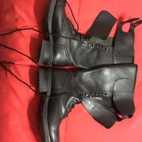 Anfibi alti Harley Davidson originali in pelle