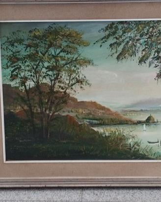 Paesaggio a olio