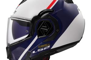CASCO MODULARE 180° LS2 ADVANT SWIPE BLU