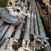 Tubi in ferro diametro 80 lunghezza 6 mt