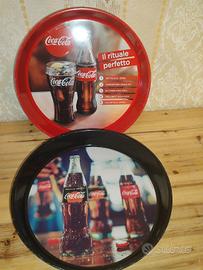 N.2 Vassoio COCA COLA Bar Pub Vintage USATI