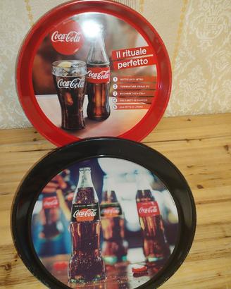 N.2 Vassoio COCA COLA Bar Pub Vintage USATI