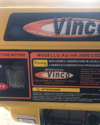 Generatore di corrente Vinco (Brico io) 2400w max