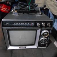 radio tv d'epoca crown 7tv-4 1968 vintage rara !!