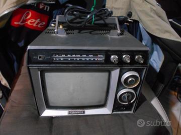 radio tv d'epoca crown 7tv-4 1968 vintage rara !!