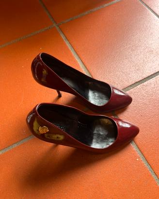 Décolleté Gucci in vernice bordeaux -Misura 36.5