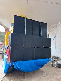 4 subwoofer doppio 18/ 4 teste fbt europe