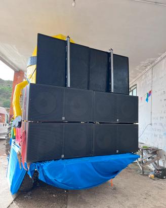 4 subwoofer doppio 18/ 4 teste fbt europe