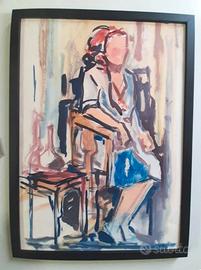 Quadro vecchia Bozza su cartoncino Misura cm 30x42