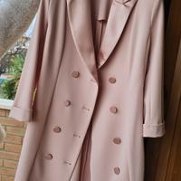 Soprabito primaverile elegante rosa cipria