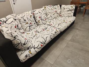 divano 4 posti, usato in buone condizioni