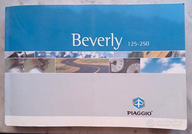 LIBRETTO USO E MANUTENZIONE PIAGGIO BEVERLY