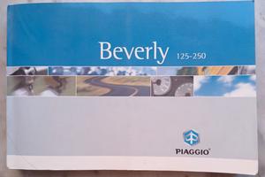 LIBRETTO USO E MANUTENZIONE PIAGGIO BEVERLY