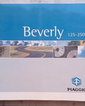 LIBRETTO USO E MANUTENZIONE PIAGGIO BEVERLY