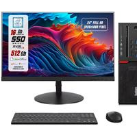 Lenovo, Postazione Completa, Pc Desktop Intel i5-6