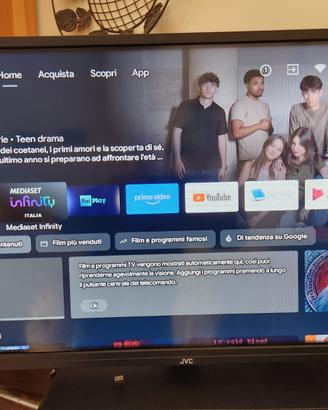 JVC Smart TV 32 Pollici Televisore Android Full HD