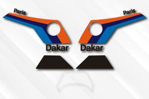 Adesivi bmw r 1150 gs paris dakar - kit completo