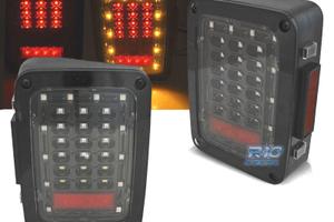 FANALI A LED JEEP WRANGLER JK 07-18 NERO