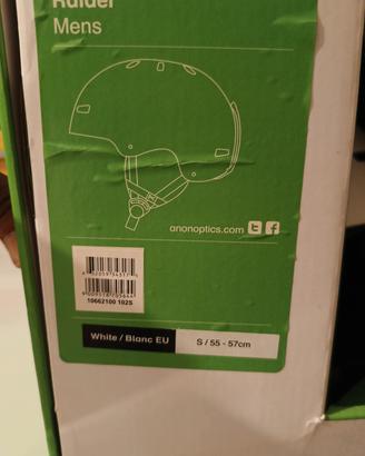 Anon casco snowboard bianco