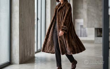 pelliccia in visone vintage  taglia 46/48 