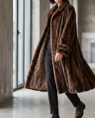 pelliccia in visone vintage  taglia 46/48 