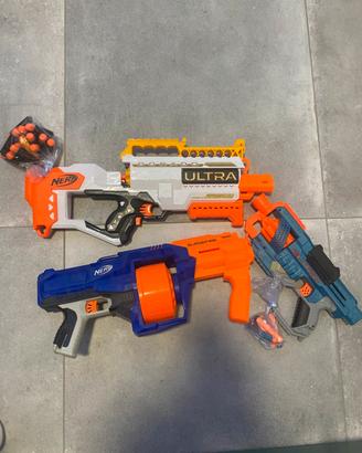 3 PISTOLE NERF