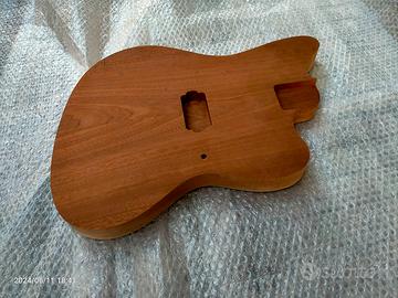Jazz master Guitar body in Mogano artigianale