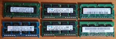 Lotto di RAM SO-DIMM per Laptop