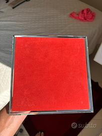 Omega orologi porta oggetti vetro e velluto