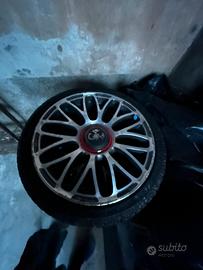 Gomme e cerchi originali invernali Fiat 500 Abarth