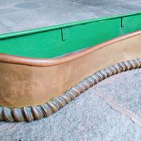 Antica Fioriera Ottone Rame Stile Luigi XII cm.140